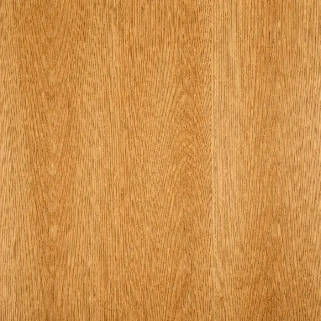 Prime grade European oak wood with natural oil finish, straight grain, knot-free surface, top-down view