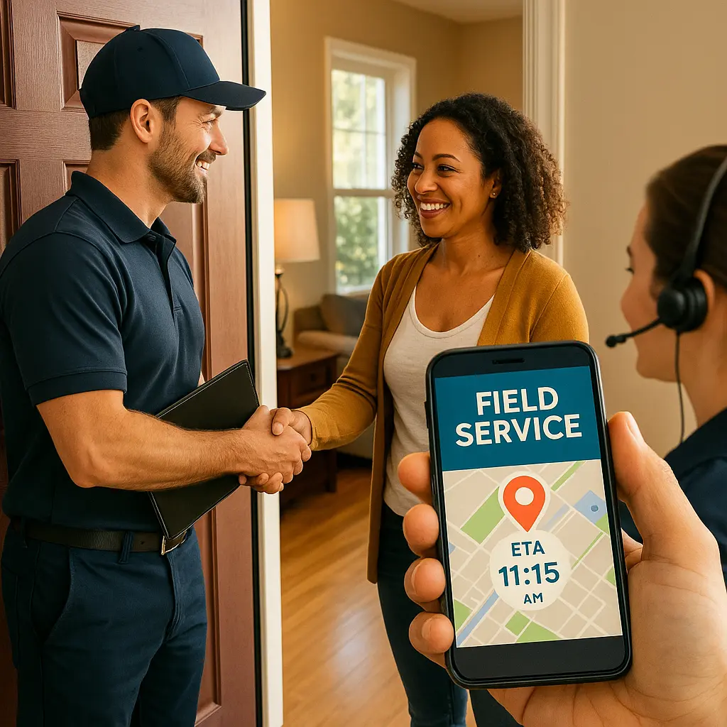 Expérience client dans les services sur le terrain : Répondre aux attentes modernes
