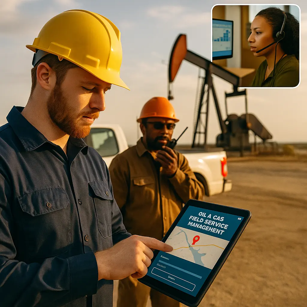 Gestion des services sur le terrain pour l'industrie pétrolière et gazière : Gestion des opérations à distance