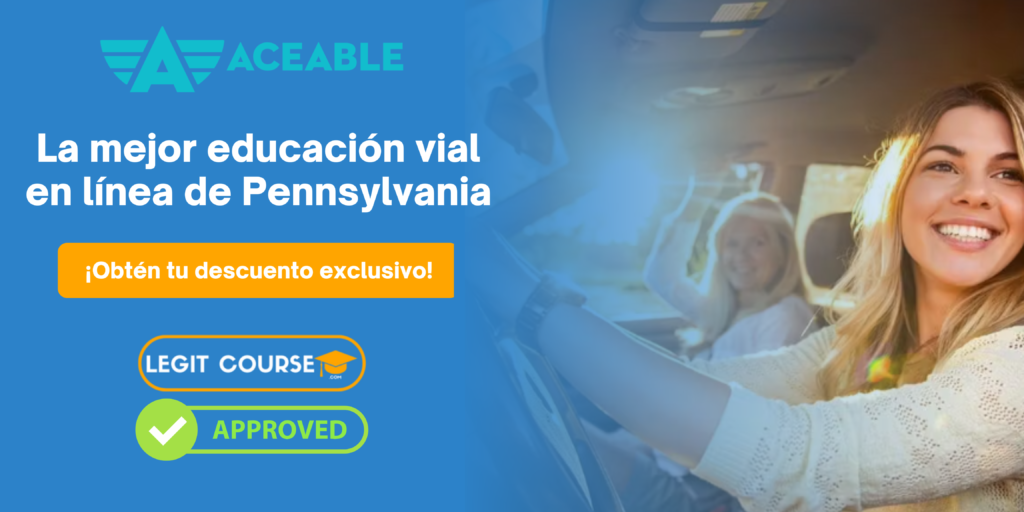 La Mejor Educacion Vial en Linea de Pennsylania - DriversEd.com, Aceable, y IDriveSafely - PA DMV Courso Aprobado
