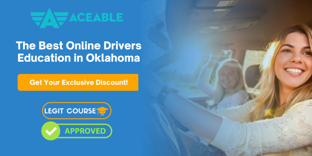 Oklahoma Drivers Education Online Banner Ad - Aceable - Legit Course State Approved