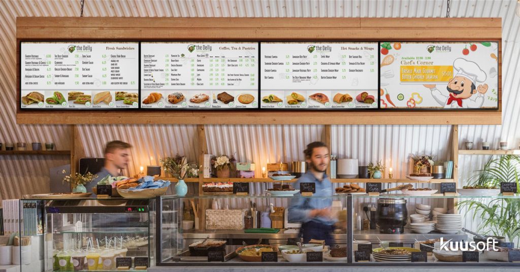 Digital Menu Boards For Restaurants and Cafe