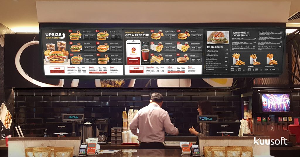 Digital Menu Boards_Grid Layout example