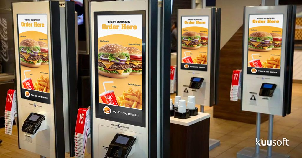 Design Digital Menu Board_Interactive order kiosk example