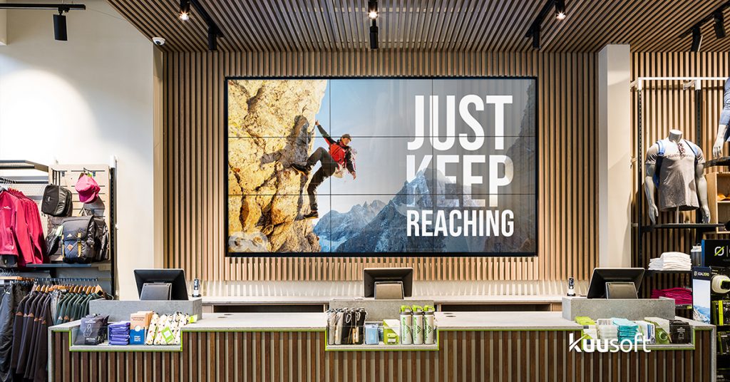 Retail digital signage_video wall