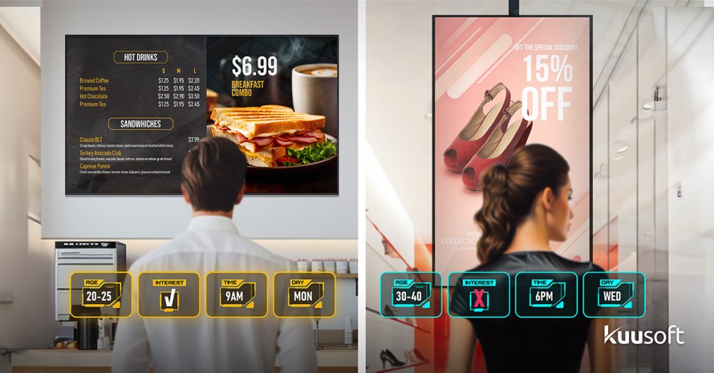 retail digital signage _ personalized experience