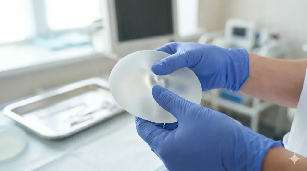 implanturi mamare cu gel de silicon
