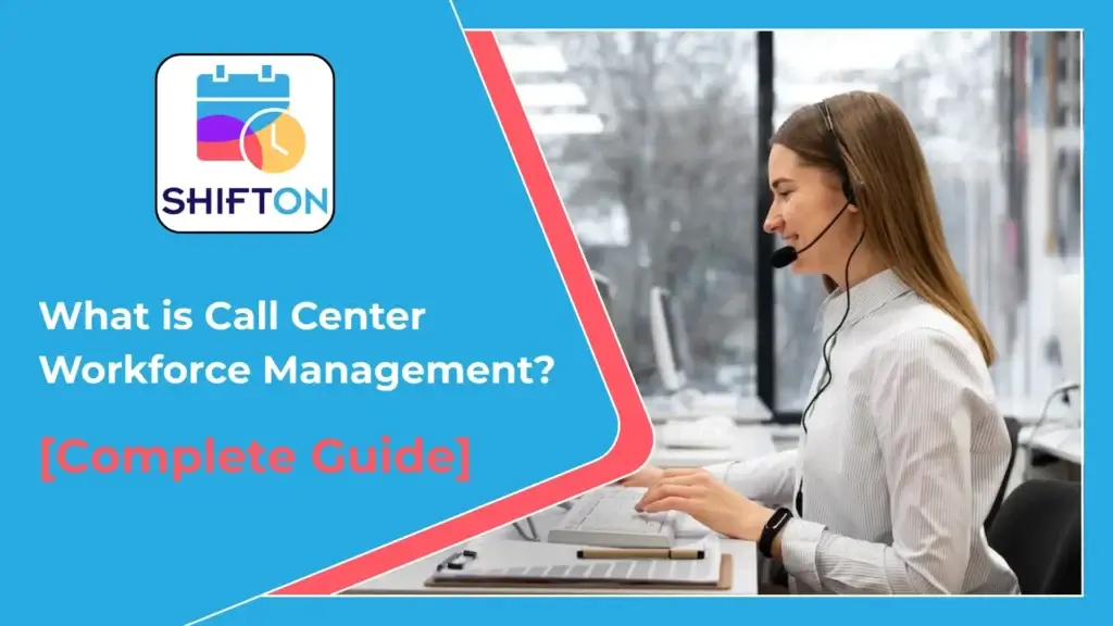 Woman in a call center, utilizing headset for effective workforce management and productivity.