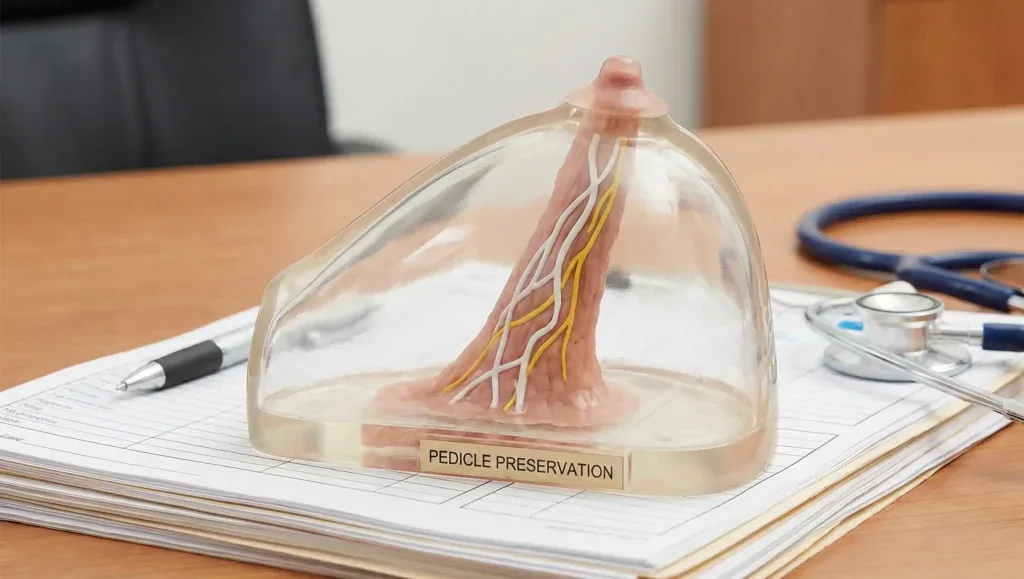 anatomische Brustmodell Pedikel-Erhaltung