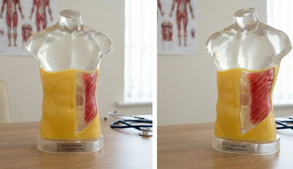 anatomical model male 360 lipo oblique reveal