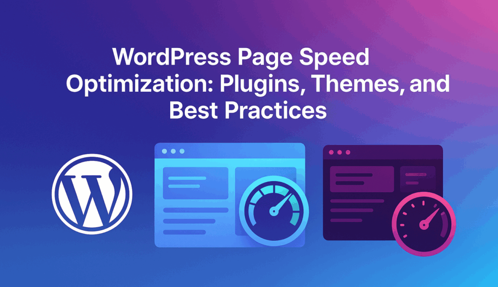 wordpress page speed optimization plugin, themes and best practices