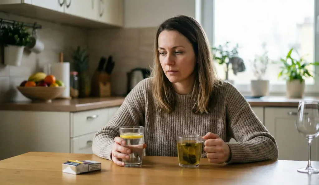 Vermeidung von Alkohol und Rauchen nach der Operation