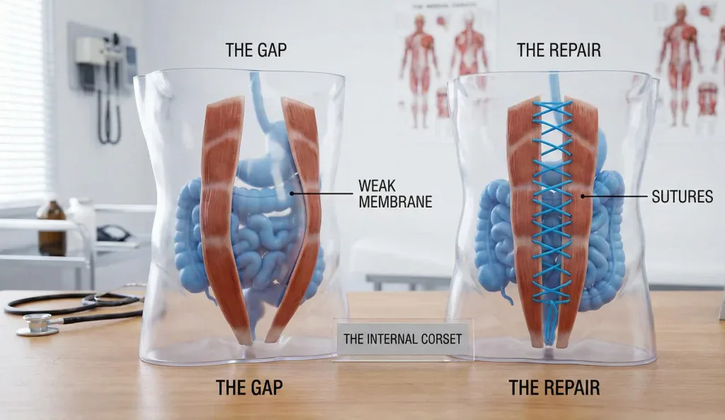 modello anatomico del torso riparazione interno corsetto