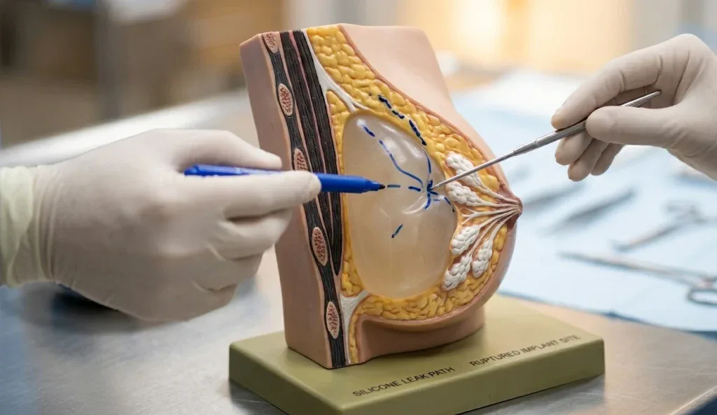 yırtılmış implant modeli