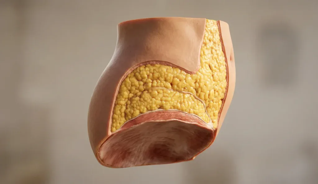 modello 3d della liposuzione