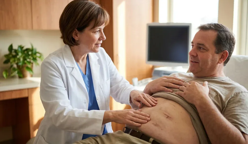 clinical examination post bariatric surgery