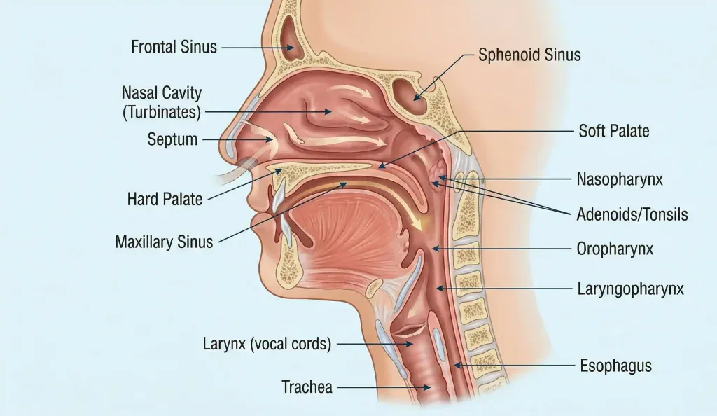 nasal anatomy voice resonance
