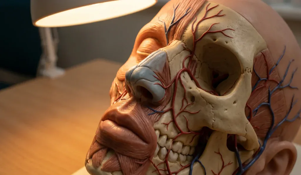 anatomical 3d model burun yapıları