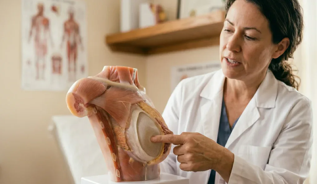 anatomical breast implants 3d model demonstration