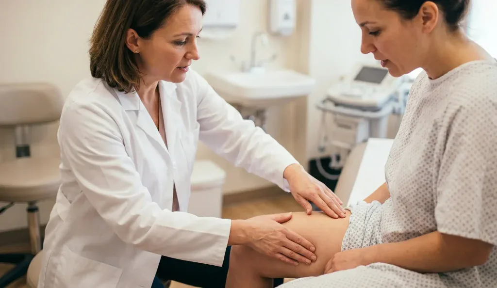 klinik uyluk muayenesi karın germe danışması