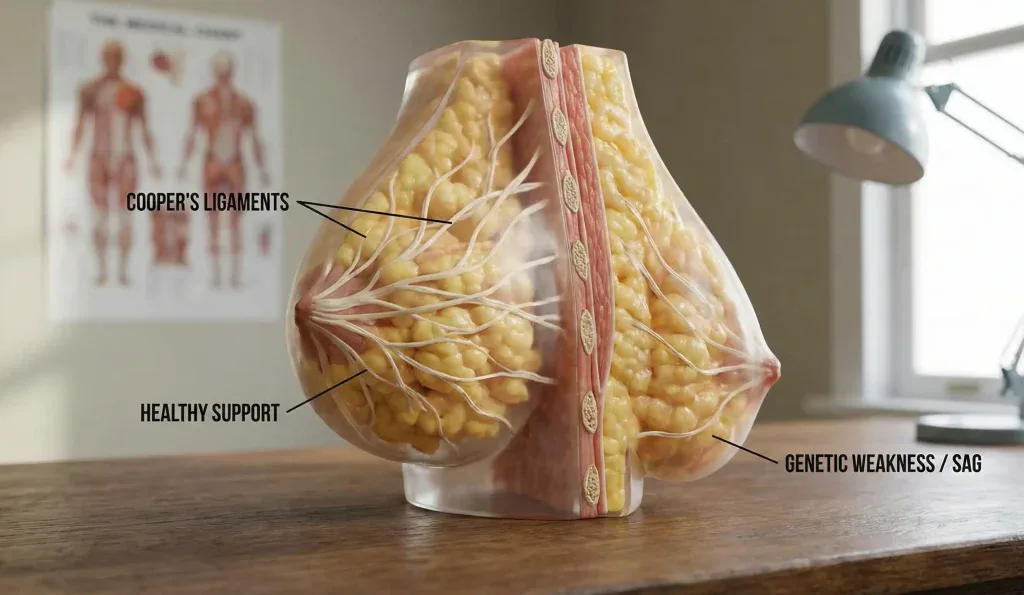 anatomia ligamentelor Cooper susținerea s&acirc;nului
