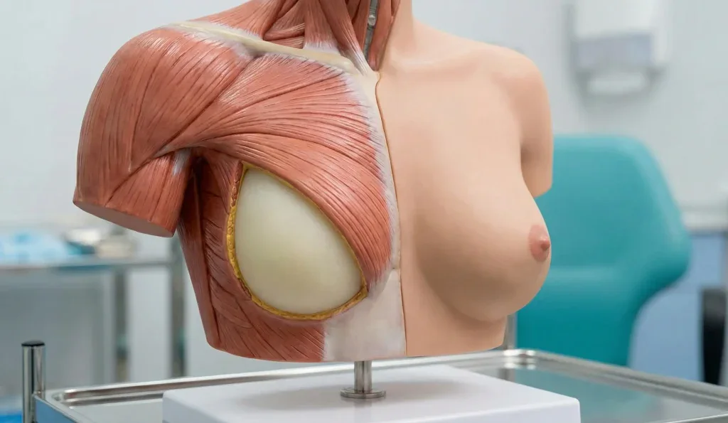 anatomical breast model implant