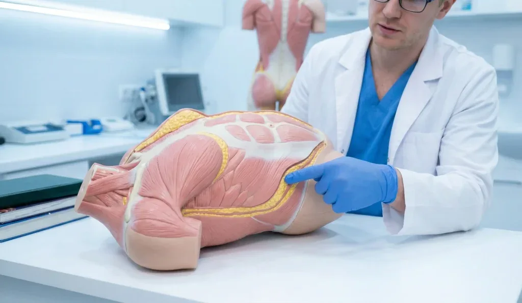 360 lipo Hautfalten-Modell