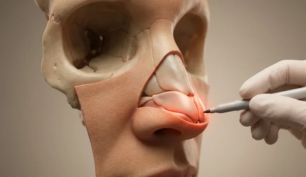 burun ucu kıkırdak anatomisi