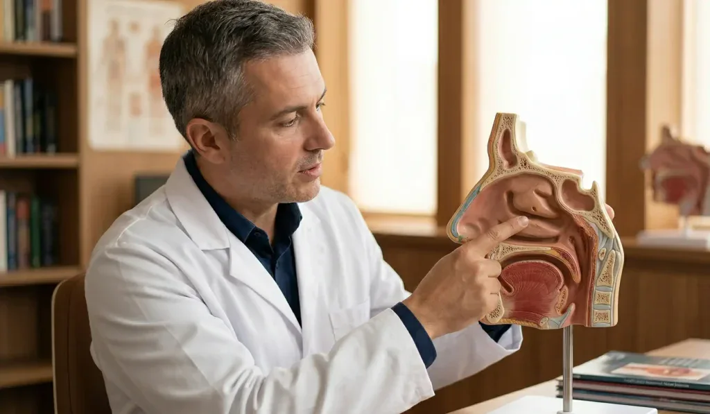 modello 3D della sindrome del naso vuoto