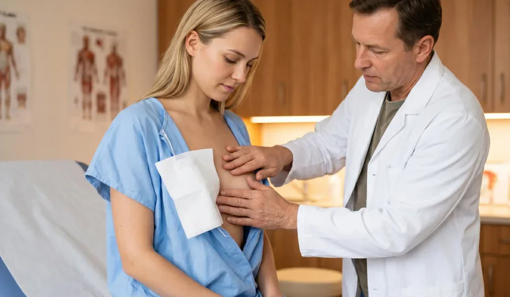 examinarea s&acirc;nului la klinic după explant