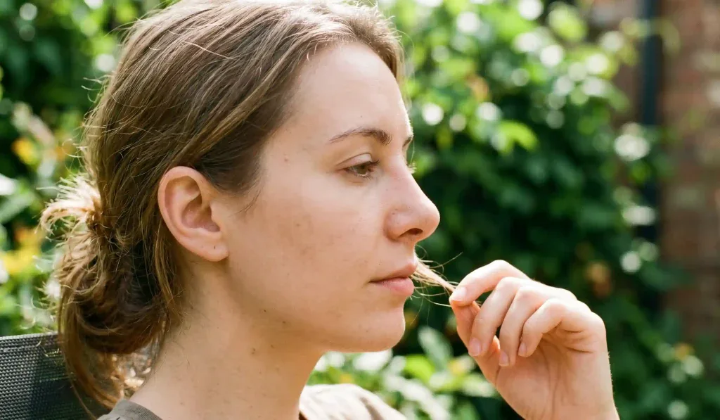 rhinoplasty post operative healing candid profile