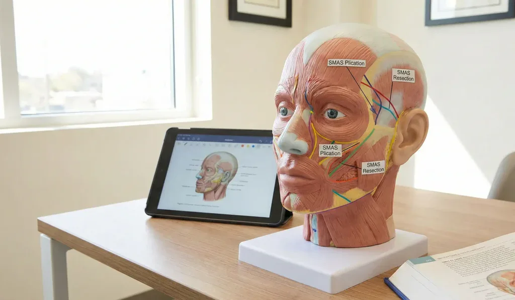 Smas Facelift Anatomie Diagramm