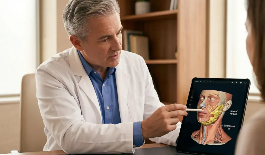 modelul anatomic 3D pentru conturarea feței