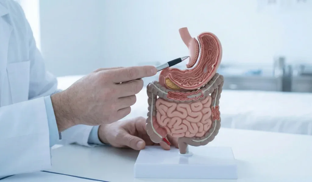 modello anatomico di chirurgia di riduzione dello stomaco