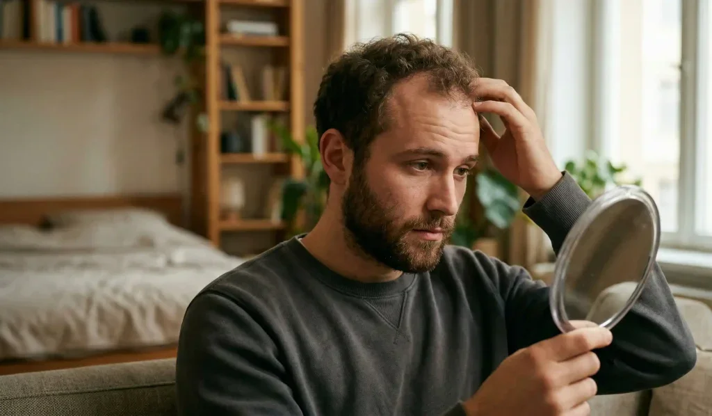 imagine contemplare donator transplant de păr