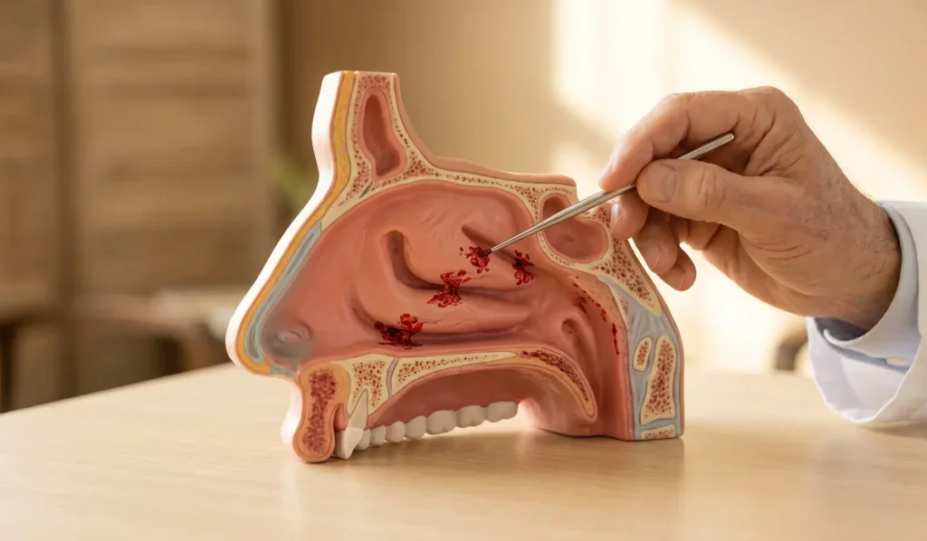 3D модель сухої крові при ринопластиці