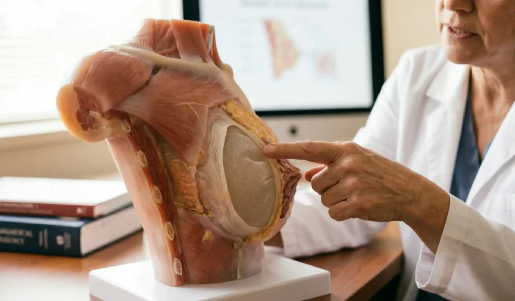 modello anatomico 3d medico spiegazione rimozione en bloc