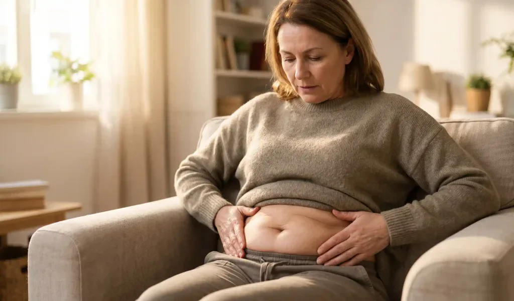 natural tummy tuck sagging