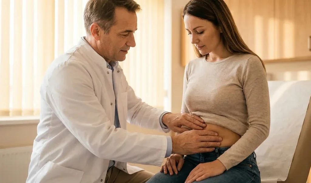 clinical gastric sleeve palpation