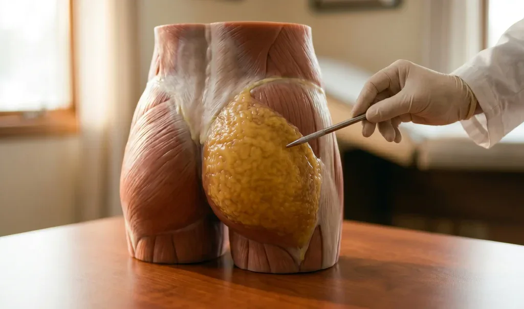 bbl anatomisi modeli yağ grefti iki ay
