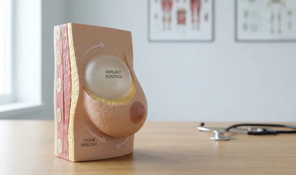 deformità del naso di snoopy modello anatomico impianto mammario