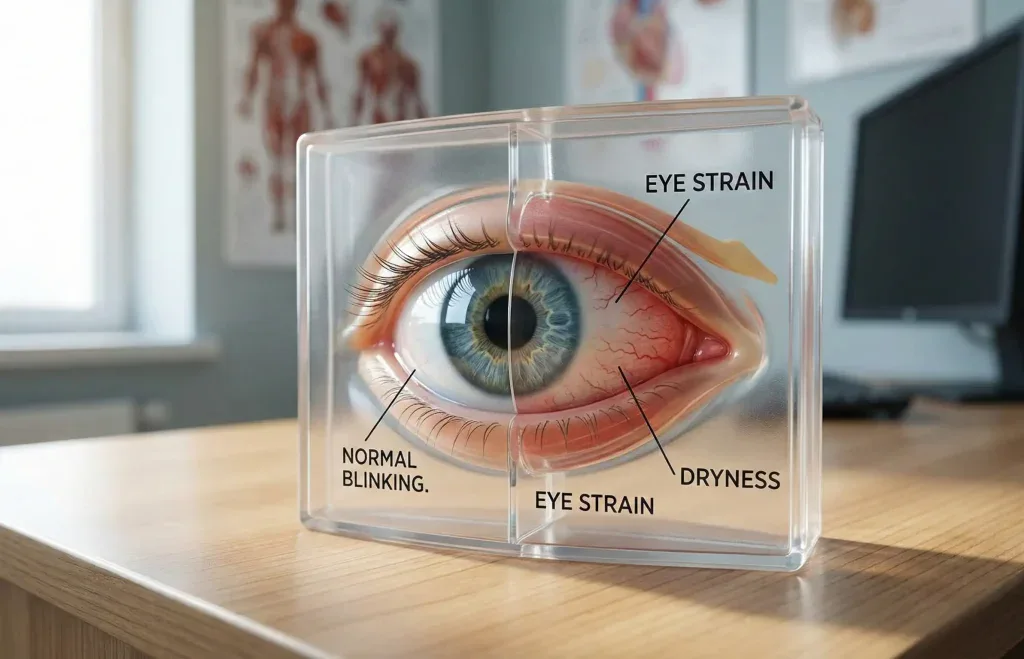 avoiding screen time after eyelid surgery recovery
