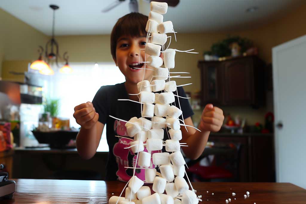 Fun Activity Game: The Marshmallow Tower Challenge