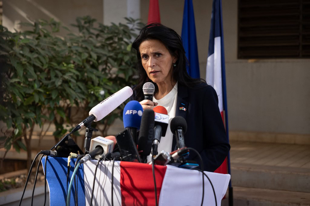 hrysoula Zacharopoulou, secrétaire d'État française chargée du développement de la francophonie et des partenariats internationaux