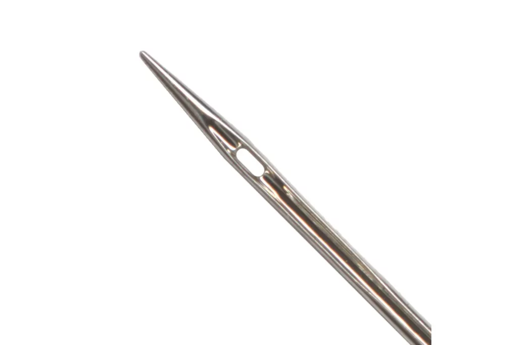 Close up picture of a Ballpoint Needle