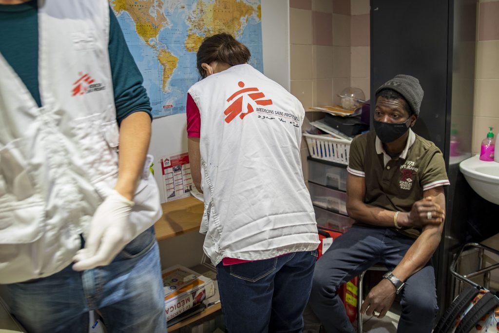 Vaccination des sans-abri - Armée du Salut MSF
