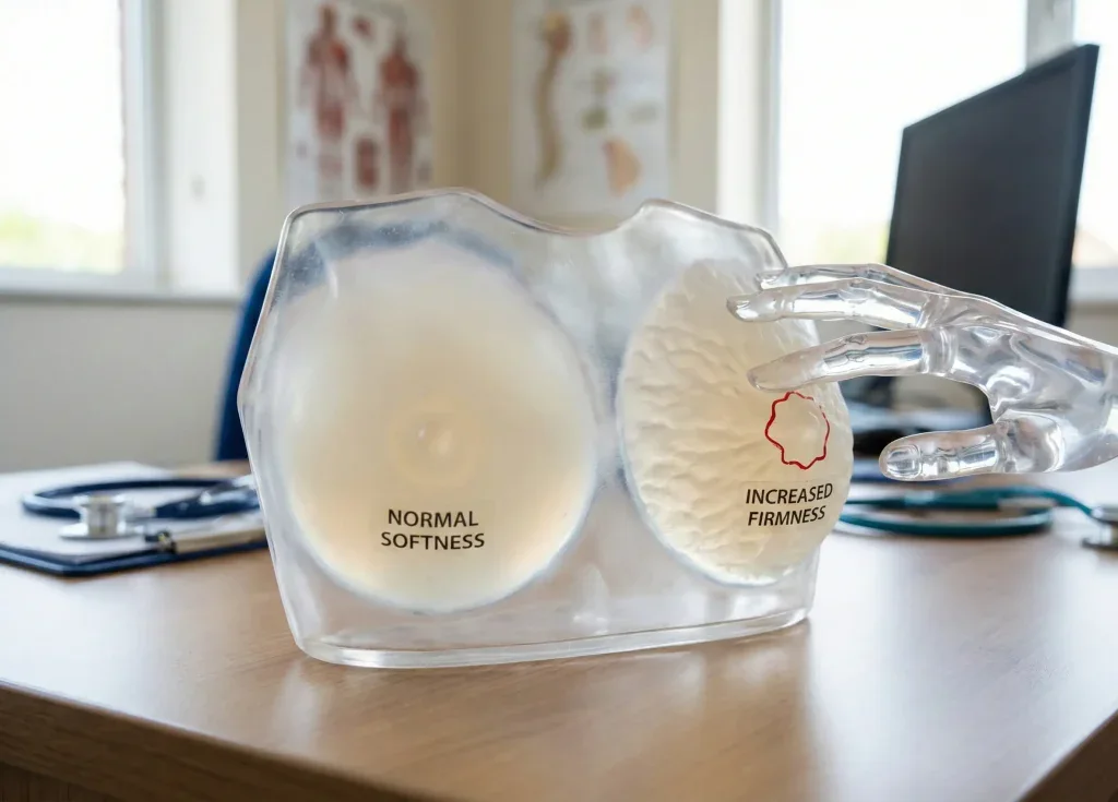3d model detecting breast tissue firmness vs softness