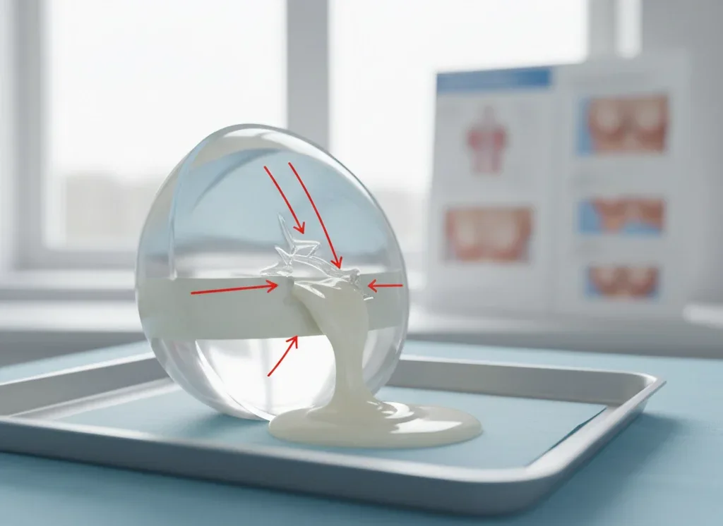 implant rupture 3d model