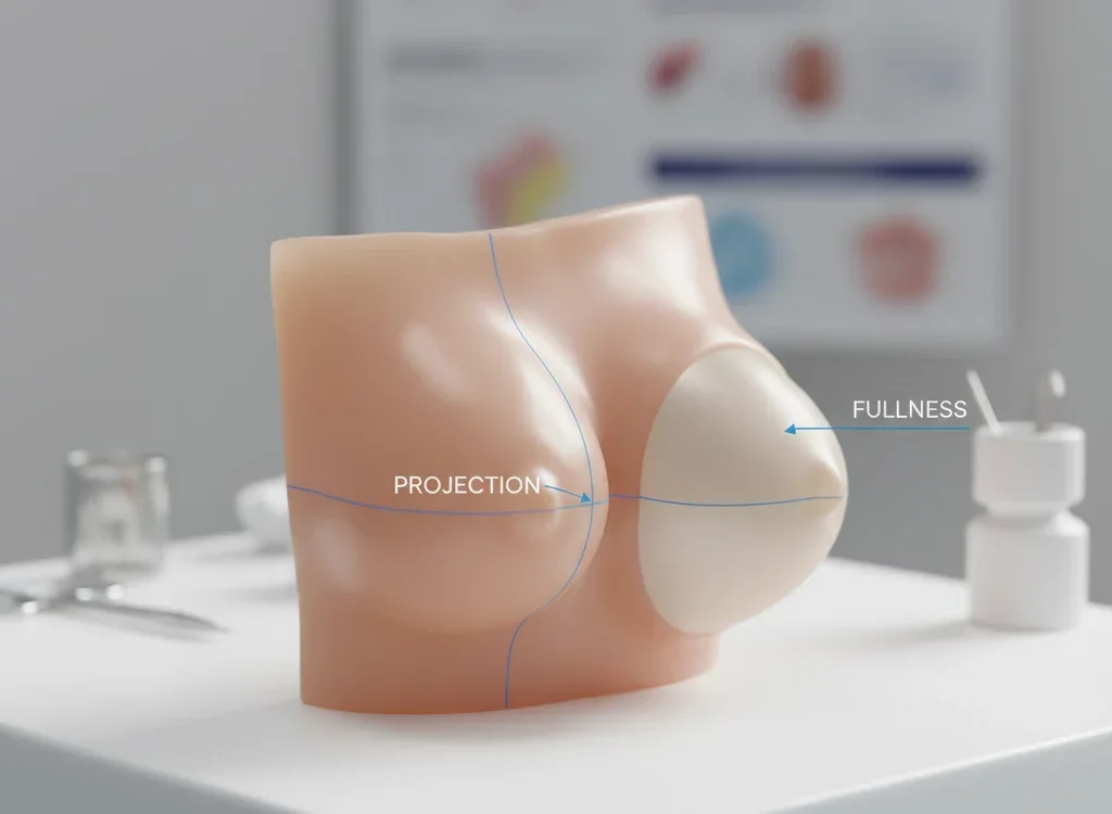 3d anatomik model g&ouml;ğ&uuml;s protezi kontur projeksiyonu