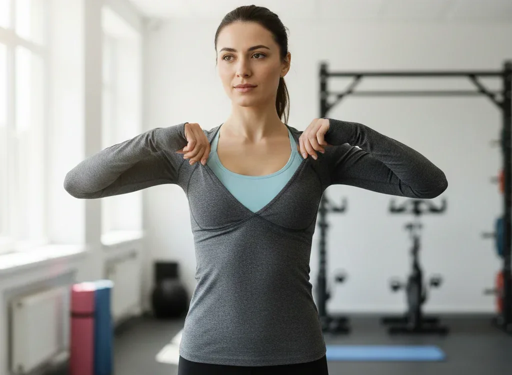 comfort adjustment sports bra